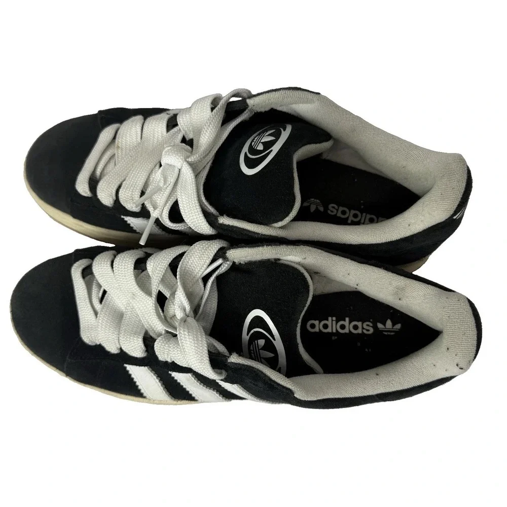 Adidas Campus 00s Men's Size 12 Shoes Black White Suede Gum Sole